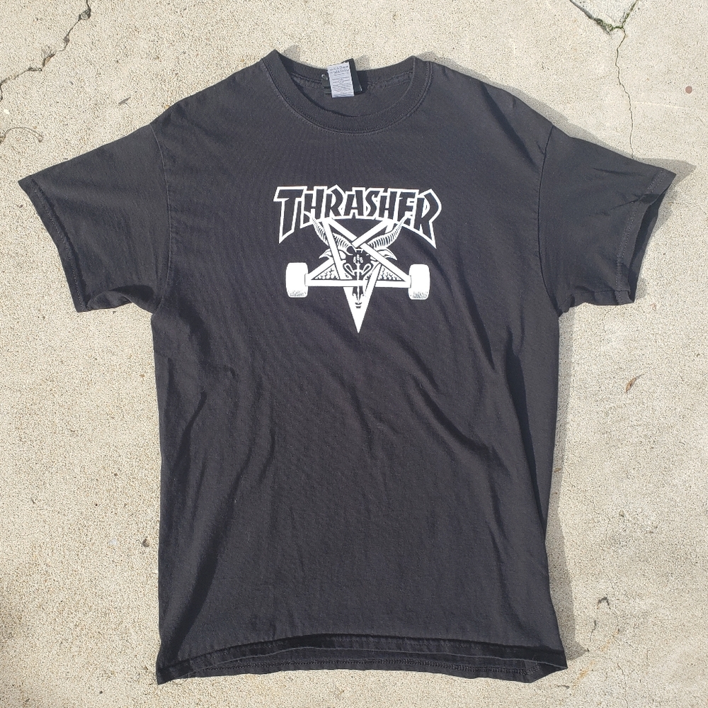 Thrasher Devil Satanic T shirt - Medium